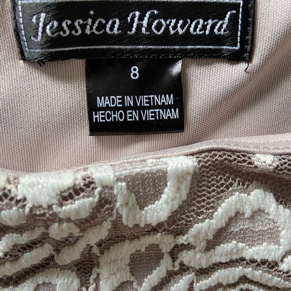 JESSICA HOWARD White Lace Sheath Dress - Picture 6 of 7